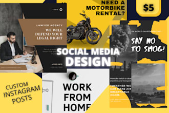 design professional instagram posts