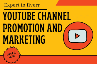 do youtube channel promotion and marketing organically