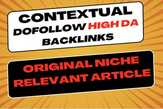make contextual backlinks for high authority SEO link building