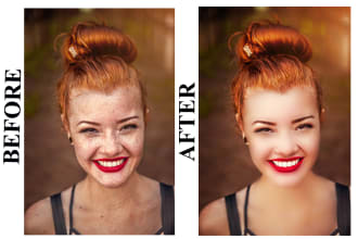 do high end photo retouch and photo editing 10 images