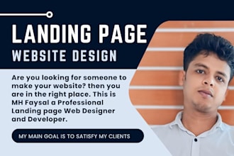 convert PSD xd and figma to HTML landing page website