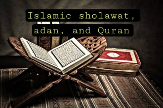 record original religious islamic quran and adan