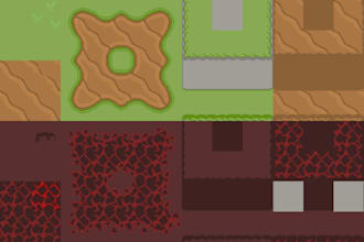 create custom tilesets with pixel art