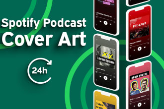 design spotify podcast cover