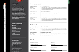 do expert cv, resume for your dream job
