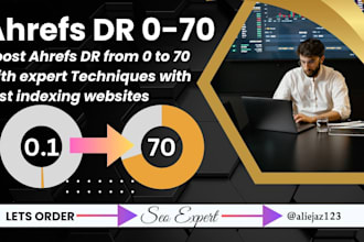 elevate your websites ahrefs domain rating DR upto 70