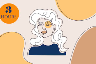 make a vector line art or super detailed illustration vector
