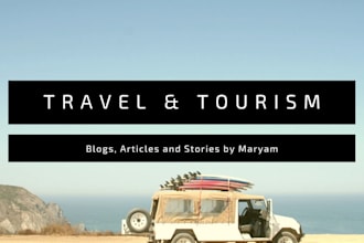 write travel and tour blogs, articles and stories for your website content