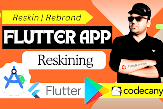 reskin app, flutter android app, install php website, codecanyon script