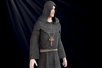 3d character model for 3d printing or games and purposes
