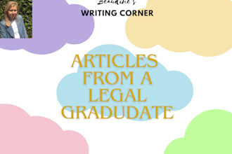 write a blog post from the perspective of a legal graduate