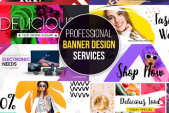 design etsy shop banner, etsy logo or cover photo
