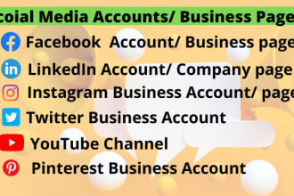 create and set up all social media handles