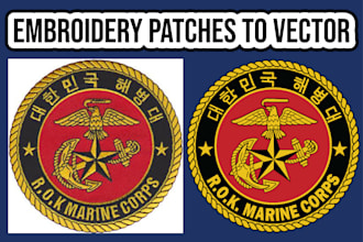 do embroidery patches convert into vector files