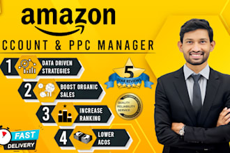 boost your amazon account, PPC campaigns, or I will be your amazon PPC manager