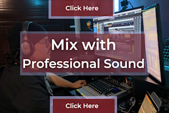 mix your song with professional sound