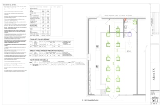 draw an architectural, mechanical, electrical, plumbing plan, and mep drawings