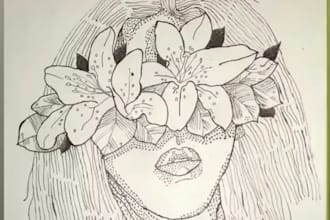 love making portraitsspecailly using strippling