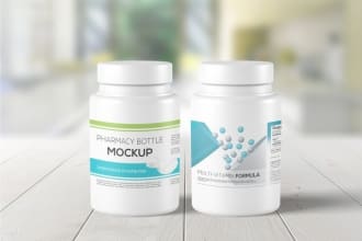 design medicine label and packaging