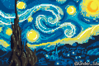 make famous paintings in pixel art for your nft collection