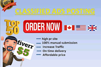 post your ads on top rank classified ad posting sites