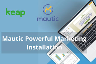 install mautic active campaign keap configure it set up email campaigns