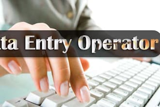 do data entry typing work and data entry