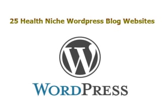 provide You 25 Health Niche Wordpress Blog Websites