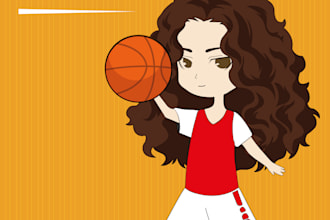 cute illustrations anime style inspired