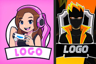 make impressive gaming and company logo for you