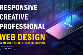 design develop UI UX responsive SEO speed wordpress website