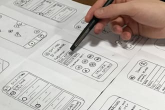 create ui ux design for mobile app prototype