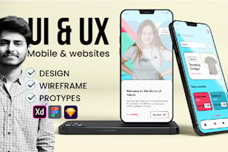 do mobile UI UX designs for you