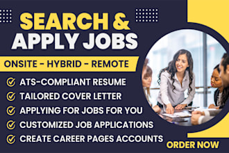 do job search and apply 100 jobs for you