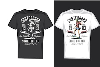 design modern vintage retro and t shirt logo