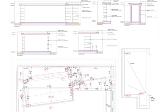 do architectural working and construction drawings of the project