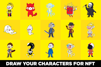 draw custom cartoon avatar for youtube or tiktok profile