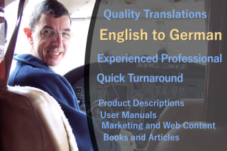 translate technical content from english to german