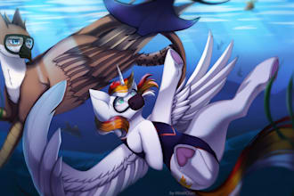 draw your pony or mlp char in fluffy style nsfw or sfw