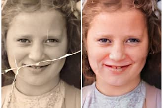 restore old photos and repair it