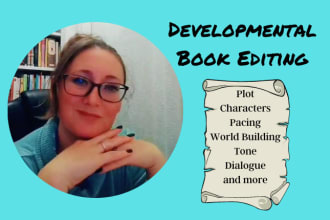 developmental edit your novel in any genre