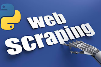 scrape, crawl parse, fetch, extract web data using python