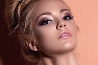 do high end skin beauty photo retouching and editing