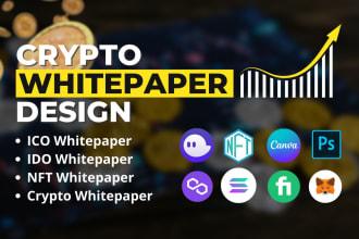 originate and design crypto white paper for cryptocurrency, ido or ico