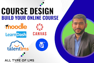 design elearning content and upload it to lms and website