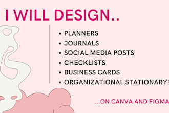 create custom planners,lists,checklists and memos