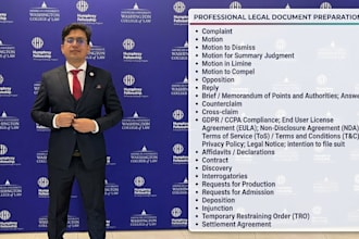 assist in legal research, paralegal services and case law analysis