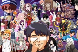 write a script or article for an anime related video
