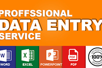 do data entry, copy paste work with accuracy