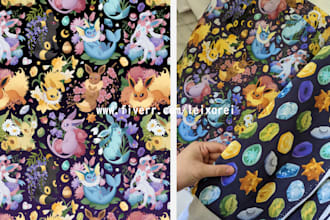 create a seamless pattern for fabrics, textiles, wallpapers
